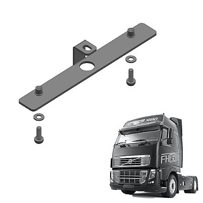 Suporte Da Placa Scania Com Parafusos