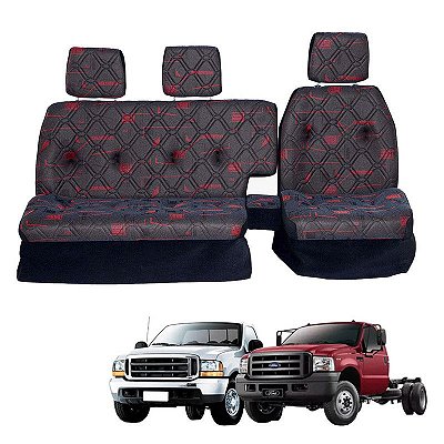 Sofá Cama Banco Completo F-250 /F-350 / F-4000 Moderna Verme