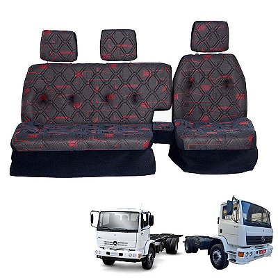 Sofá Cama Banco Completo Mercedes 1718 / 1723 Cara Chata Ver