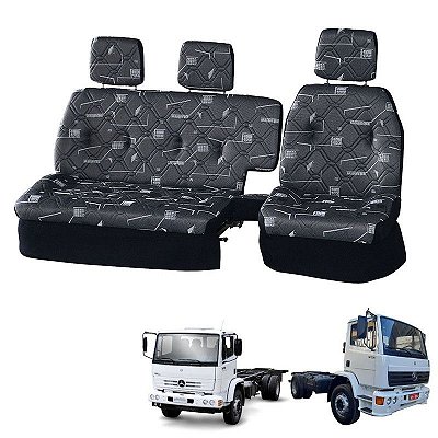 Sofá Cama Banco Completo Mercedes 1718 / 1723 Cara Chata Cnz