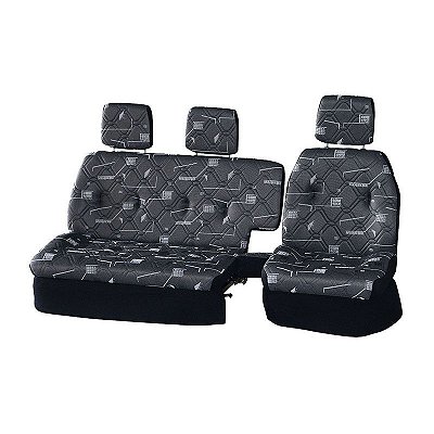 Sofá Cama Banco Completo Mercedes 1618 HPN C/ Abertura Cinza