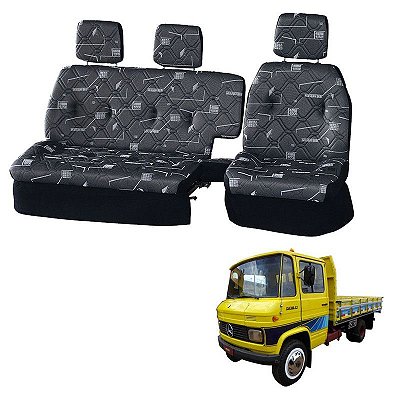 Sofá Cama Banco Completo Mercedes 608D Cinza