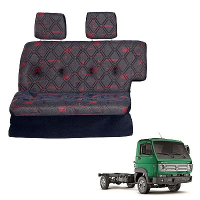 Sofá Cama Caminhão VW Delivery Euro 5 5150 / 13130 Vermelho