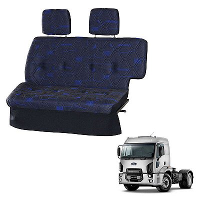 Sofá Cama Caminhão Ford Cargo 2021 2022 2023 Azul