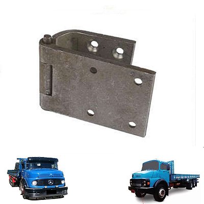 Dobradica Porta Mercedes 1518 Inferior Lado Esquerdo