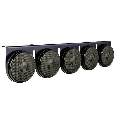 Lanterna 5 Marias Carreta Caminhão Led Fumê Bi. 85mm 6un