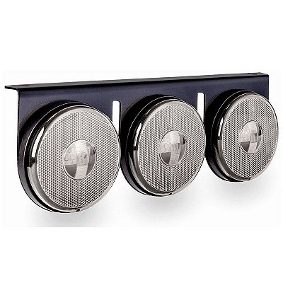 Lanterna 3 Marias Carreta Caminhão Led Cristal Bi. 85mm 2un