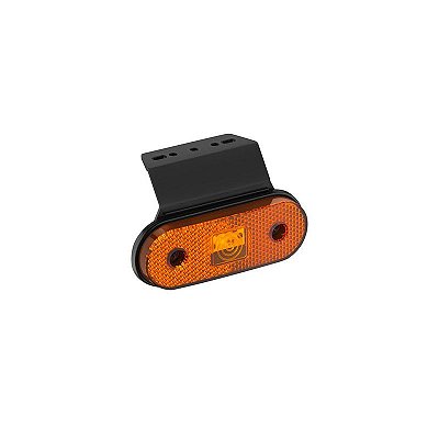 Kit Lanterna Lateral Carreta Facchini Led Bivolt Âmbar 6un
