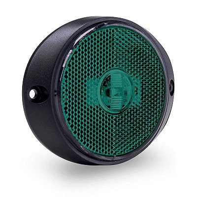 Kit Lanterna Lateral Ø65mm Led Saida Fios Verde 2un