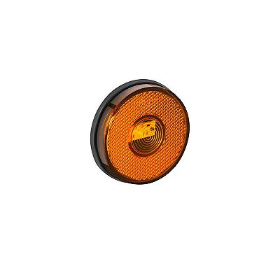 Kit Lanterna Lateral Ø85mm Led Saida Fios Âmbar 2un