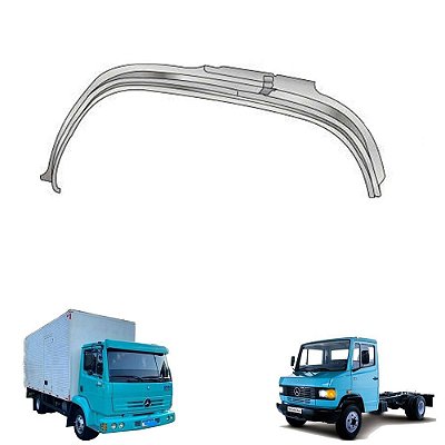 Curvao Paralama Mercedes 709 Lado Esquerdo