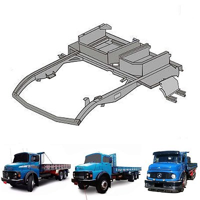 Quadro Base Cabine Mercedes 1113