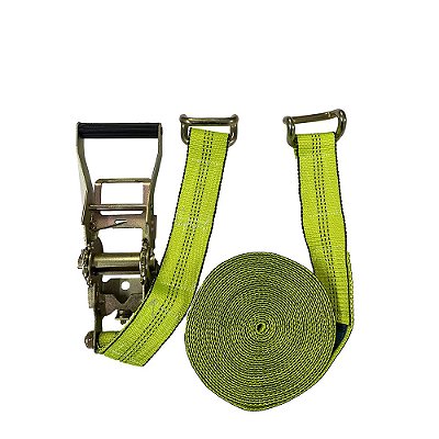 Kit Catraca 5 Toneladas + Cinta Carga 9m Gancho Garra Verde