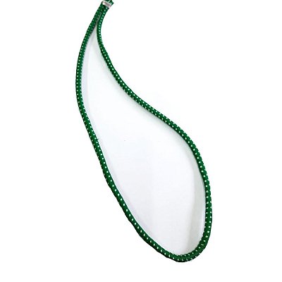 Extensor Corda Elastica Sem Gancho 100cm Verde/Branco-80UN