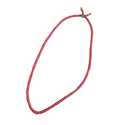 Extensor Corda Elastica S/ Gancho 100cm Vermelho/Branco-80UN