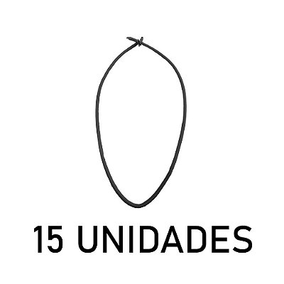 Extensor ou Corda Elastica Sem Gancho 35cm Verde - 15UN