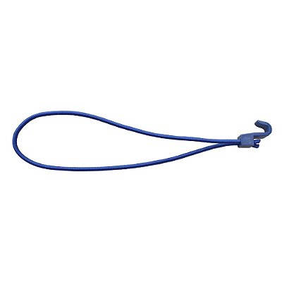 Extensor ou Corda Elastica Gancho Plastico 35cm Azul - 5UN