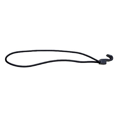 Extensor ou Corda Elastica Gancho Plastico 35cm Preto - 5UN
