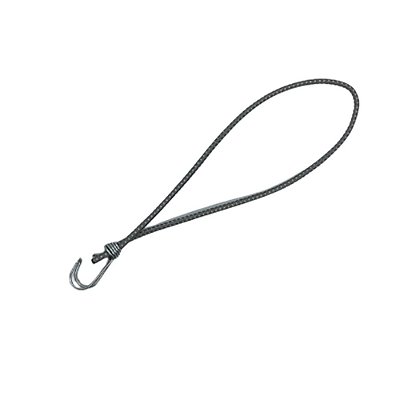 Extensor Corda Elastica Gancho Duplo 100cm Cinza/Bran.-100UN