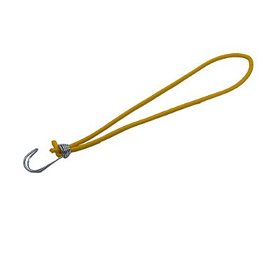 Extensor ou Corda Elastica Gancho Duplo 100cm Amarela-70UN