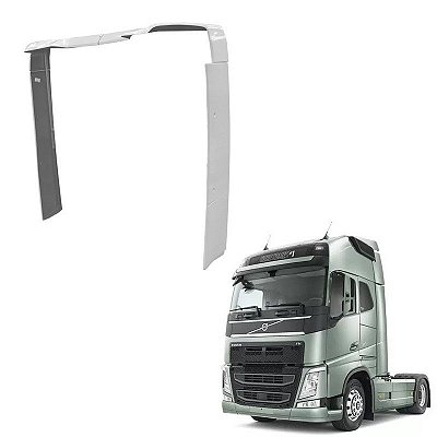 Defletor Lateral Volvo Fh Cab Baixa 2015 C Teto C Suportes