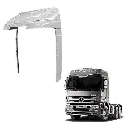 Defletor De Ar Mb Actros Cabine Alta Completo Com Regulagem