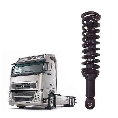 Amortecedor Cabine Volvo Fh 2010 2011 2012 Traseiro C Mola