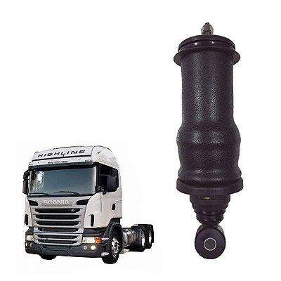 Amortecedor Cabine Scania S5 Highline 2010 2011 Traseiro