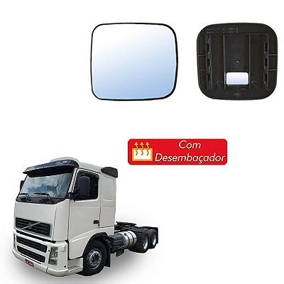 Vidro Auxiliar Volvo Fh Nh 2008 2009 Ld Com Desembaçador
