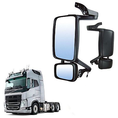 Retrovisor Completo Volvo Fh Fm 2012 2013 Le S Desembaçador