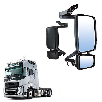 Retrovisor Completo Volvo Fh Fm 2012 2013 Ld S Desembaçador
