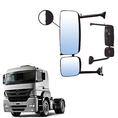 Retrovisor Completo Mb Axor Atego 2018 Le Sem Desembaçador