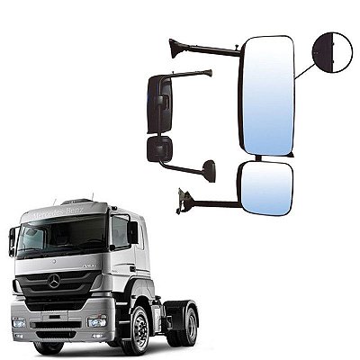 Retrovisor Completo Mb Axor Atego 2015 Ld Sem Desembaçador
