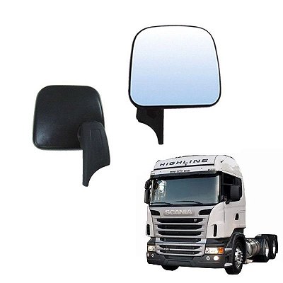 Retrovisor Auxiliar Scania S5 Economico Ld Sem Desembaçador