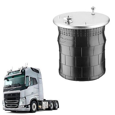 Mola Pneumatica Eixo Volvo Fh 2016 2017 2018 Menor 245mm