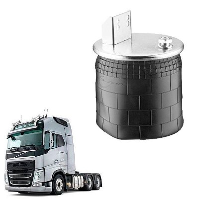 Mola Pneumatica Eixo Volvo Fh 2012 2013 Maior Sem Base 275mm