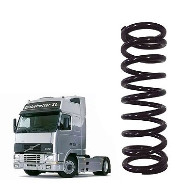 Mola Amortecedor Cabine Volvo Fh 1998 1999 2000 Dianteira