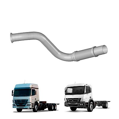 Tubo Saida Motor Mb Atego 1719 Inox Original A9584901919