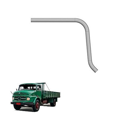 Tubo Terminal Curto Mercedes 1114 1313 Original 3444927404