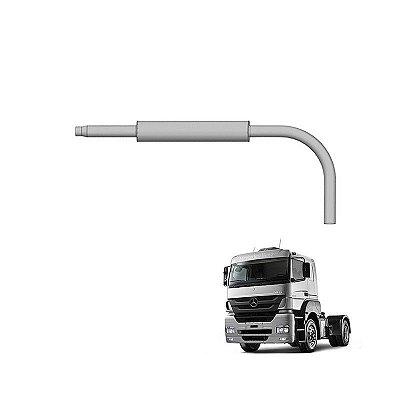 Silencioso Completo Longo Mercedes Euro 3 - 4 Polegadas