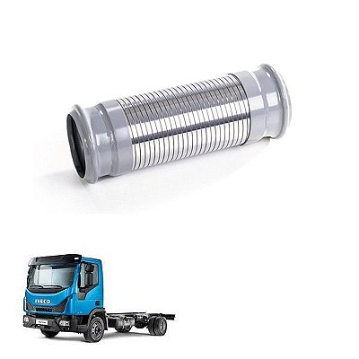 Tubo Flexível Iveco Tector Original 5801223617 Inóx 280mm