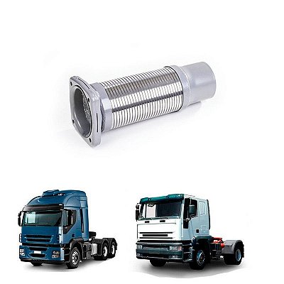 Tubo Motor Iveco Eurotech Original 41011873 Inóx 4.1/2 P