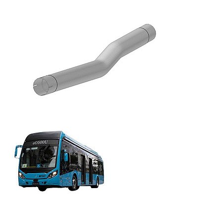 Tubo Saida Catalisador Mb Ônibus O500u Original 3824920814