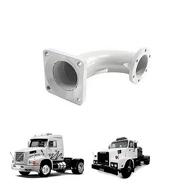 Tubo Saida Turbina Volvo N Nl Original 6884696 - 3.1/2p