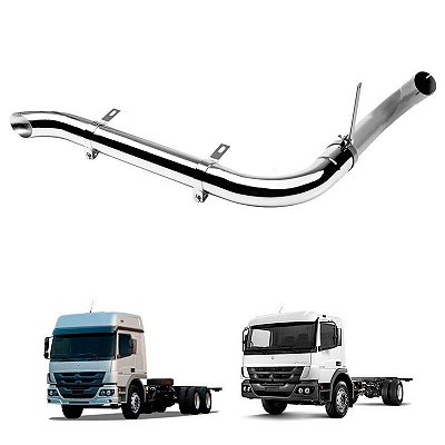 Kit Mb Atego Longo Saída Lado Direito 4 Polegadas
