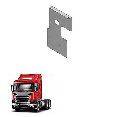 Defletor Calor Scania Serie 4 Original 1442119 Dianteiro