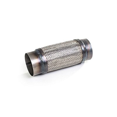 Tubo Flexível Malha Aço Adaptação Inóx 5 Polegadas 350mm
