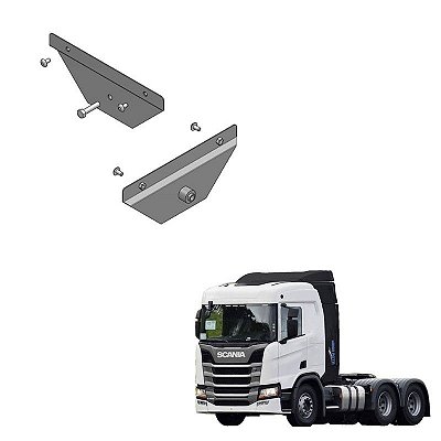 Suporte Placa Dianteira Scania NTG 2019 2020