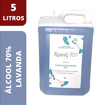 ÁLCOOL LIQUIDO 70% LAVANDA 5 LITROS