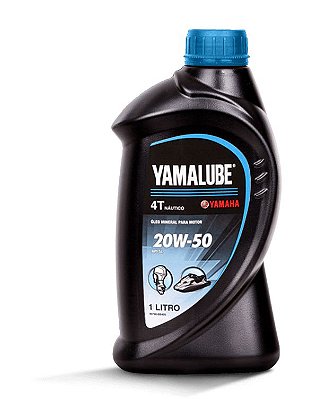 Óleo Yamalube 4 tempos motores de popa Yamaha 1L. – Kit 3 Unidades.